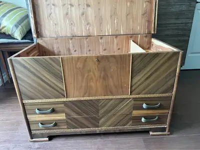 Antique cedar chest-Hope chest-reduced, View more