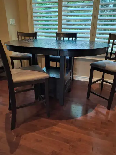 PUB STYLE KITCHEN TABLE AND CHAIRS, View more