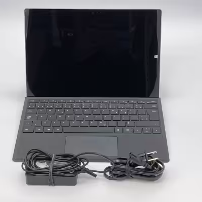 Microsoft Surface Pro 3 with Pen and Keyboard This tablet PC is a bit older but is ultra portable an...