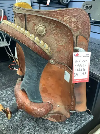 western roping saddle, View more