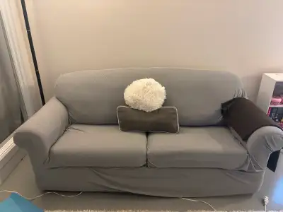 COUCH FOR SALE-Cover included. SEND BEST OFFER, View more