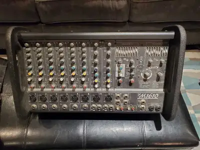 yorkville powered mixer & 3 Kustom monitors , View more