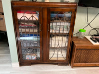 Antique china cabinet or book case