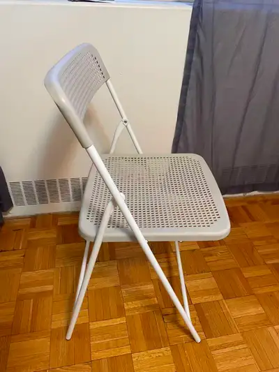 Ikea Folding chair, white, View more