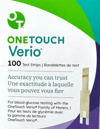 Box of 100 Verio test strips
