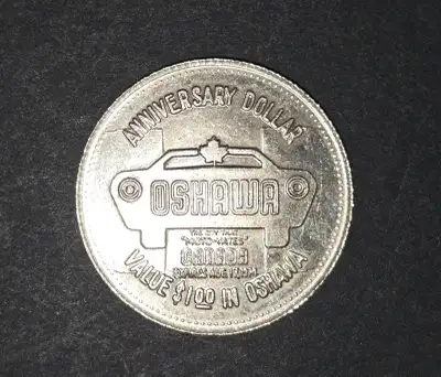 1974 Oshawa, Ontario Golden Anniversary Trade Dollar Token,, View more