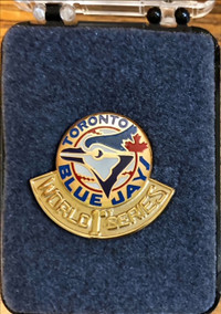 1992 Toronto Blue Jays World Series Press Pin by Balfour.