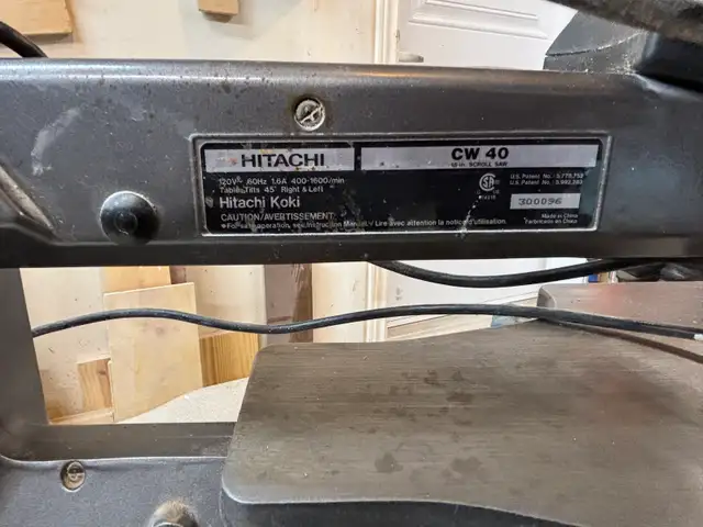 Hitachi scroll  saw in Power Tools in Ottawa - Image 4