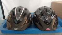 2 Youth Bell Bicycle Helmets. New Condition!