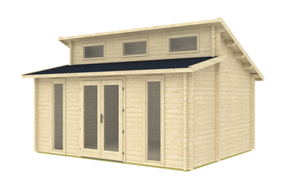 Unassembled Langeoog C purchased from Pac Rim Log Structures in Nanaimo with: Approximately 200 squa...