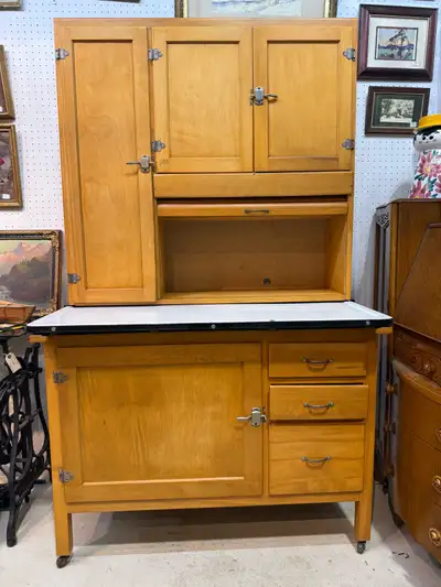 Vintage bakers Hoosier cabinet , View more