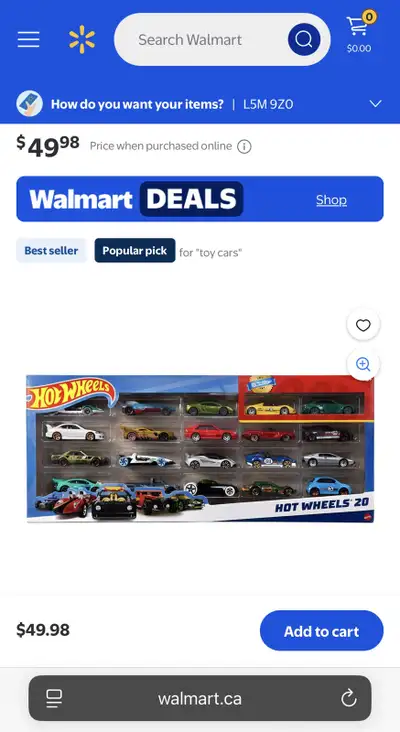 Hotwheels 20 cars pack, View more