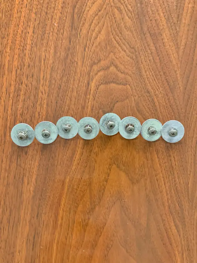 60’s PREMIER SNARE DRUM LUGS - Set of 8 with Inserts in Drums & Percussion in City of Toronto - Image 6