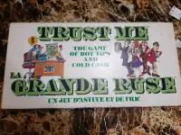 Rare Jeu Société La Grande Ruse. Rare Game Board Trust Me.
