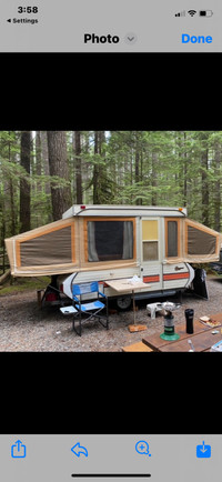‘78 Bonair tent trailer for 