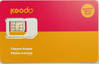 SIM Cards - Koodo, Lucky, Virgin, Fido, Rogers