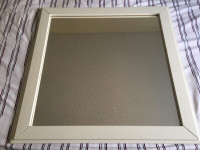 Square mirror paintable wood frame