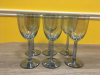 Never Used 6 Roscher &amp; Co Romania Stemmed Wine Glasses