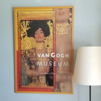 Large Framed Gustav Klimt Art Poster from Van Gogh Museum