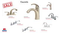 Clearance Sale on Faucets