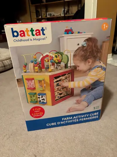 Battat Farm Activity Cube - new in box, View more