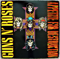 GUNS N' ROSES "Promotional Copy" 1987 disque vinyle -Vinyl LP