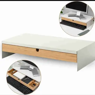 Computer Monitor Stand with Storage Drawer, View more