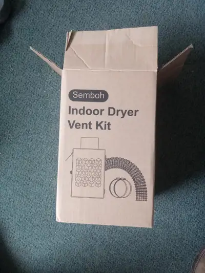 Indoor dryer vent kit.  New., View more