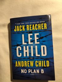 No Plan B , newest Jack Reacher novel by Lee Child, hard cover