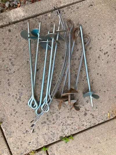 Anchors for a portable garage, View more