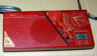Three Vintages Radios 1970s Sony/ Cosmo Red/ 1960s Granada