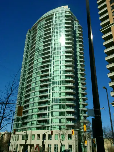 Yonge st. and Finch Ave. close to subway 11 th Floor Balcony, locker,parking. Include all utilities...