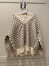 New Van Wave Mixed Sweater - S/M/ Ivory