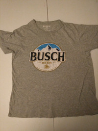shirt: Busch Beer Vintage Label
