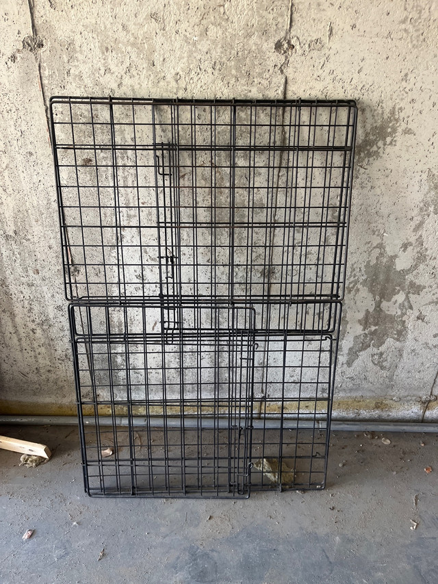 Dog cat pet crate used metal like new in Accessories in Gatineau - Image 2