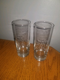 Hiram Walkers Crystal gin glasses
