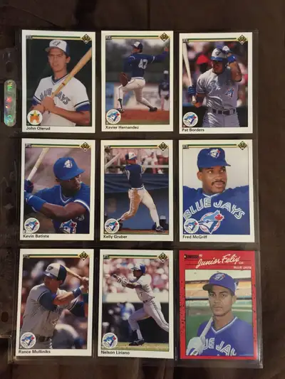 MLB - UD Baseball Trading cards, Toronto Blue Jays (c) 1990, View more