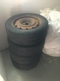 winter tires on rims (full set)