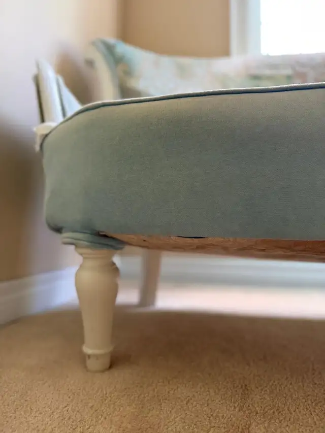 Vintage French Provincial Loveseat – Professionally Upcycled in Couches & Futons in City of Toronto - Image 6