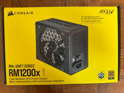 Selling 1200W shift corsair power supply. I no longer need the wattage as I am no longer buying a 50...
