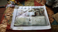 Salvador Dali 8×10 Fabric Print of Apparition of Face and Fruit