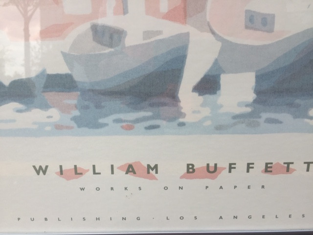 William Buffett "WORKS ON PAPER" Framed Art Newport, 1986 in Home Décor & Accents in City of Toronto - Image 3