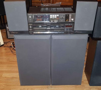 Technic AM/FM Cassette Stereo System w/ 100 + Tapes