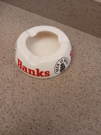 rare - BANKS - BEER IS BEST CERAMIC ASHTRAY - Wade England