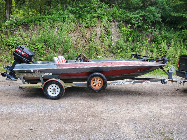 1998 cajun bass boat | Powerboats & Motorboats | Peterborough | Kijiji