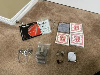 Guitar and amp parts, strings, fender, View more