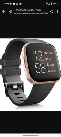Fitbit Versa 2 activity tracker exercise smart watch