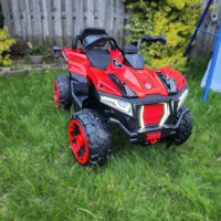 Ride On Offroad Electric ATV, Kids 4x4 RC 4 Wheeler LED Lights