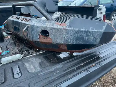 Iron cross bumper, came off a 2012 ram 1500 Needs cleaned up but not dented $450obo