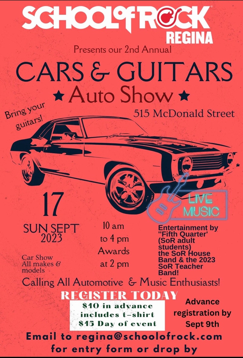 ‘Cars & Guitars’ Show & Shine Classic Cars Regina Kijiji